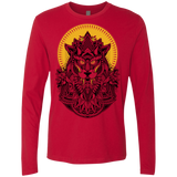 T-Shirts Red / S Alpha Wolf Men's Premium Long Sleeve
