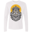 T-Shirts White / S Alpha Wolf Men's Premium Long Sleeve