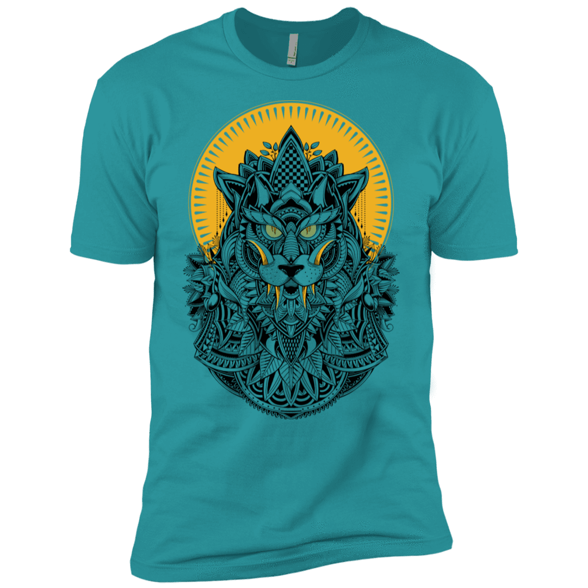 T-Shirts Tahiti Blue / X-Small Alpha Wolf Men's Premium T-Shirt
