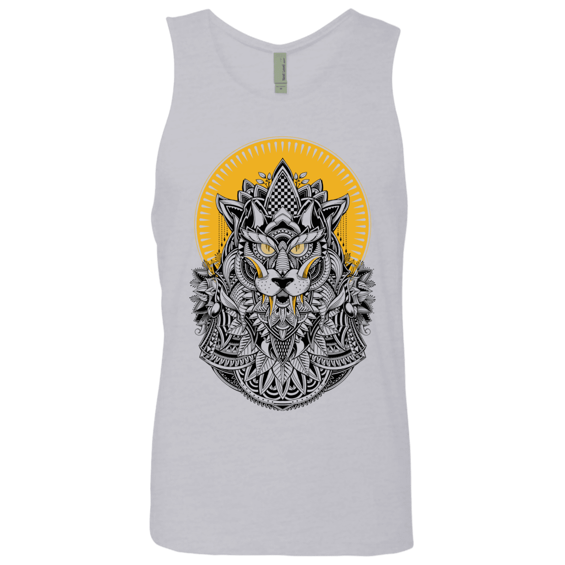 T-Shirts Heather Grey / S Alpha Wolf Men's Premium Tank Top