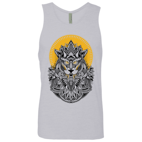 T-Shirts Heather Grey / S Alpha Wolf Men's Premium Tank Top