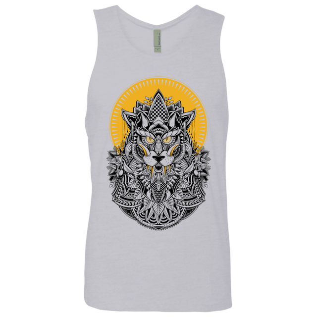 T-Shirts Heather Grey / S Alpha Wolf Men's Premium Tank Top