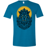 T-Shirts Antique Sapphire / S Alpha Wolf Men's Semi-Fitted Softstyle