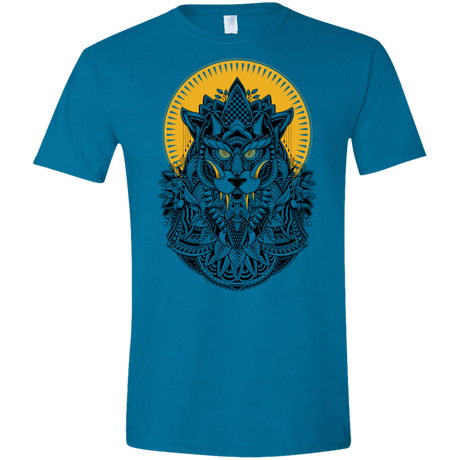 T-Shirts Antique Sapphire / S Alpha Wolf Men's Semi-Fitted Softstyle