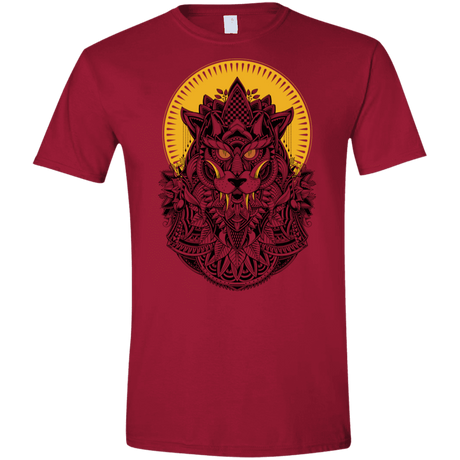T-Shirts Cardinal Red / S Alpha Wolf Men's Semi-Fitted Softstyle