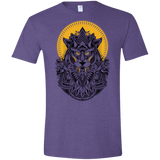 T-Shirts Heather Purple / S Alpha Wolf Men's Semi-Fitted Softstyle