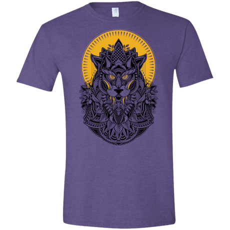 T-Shirts Heather Purple / S Alpha Wolf Men's Semi-Fitted Softstyle