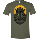 T-Shirts Military Green / S Alpha Wolf Men's Semi-Fitted Softstyle