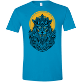 T-Shirts Sapphire / S Alpha Wolf Men's Semi-Fitted Softstyle
