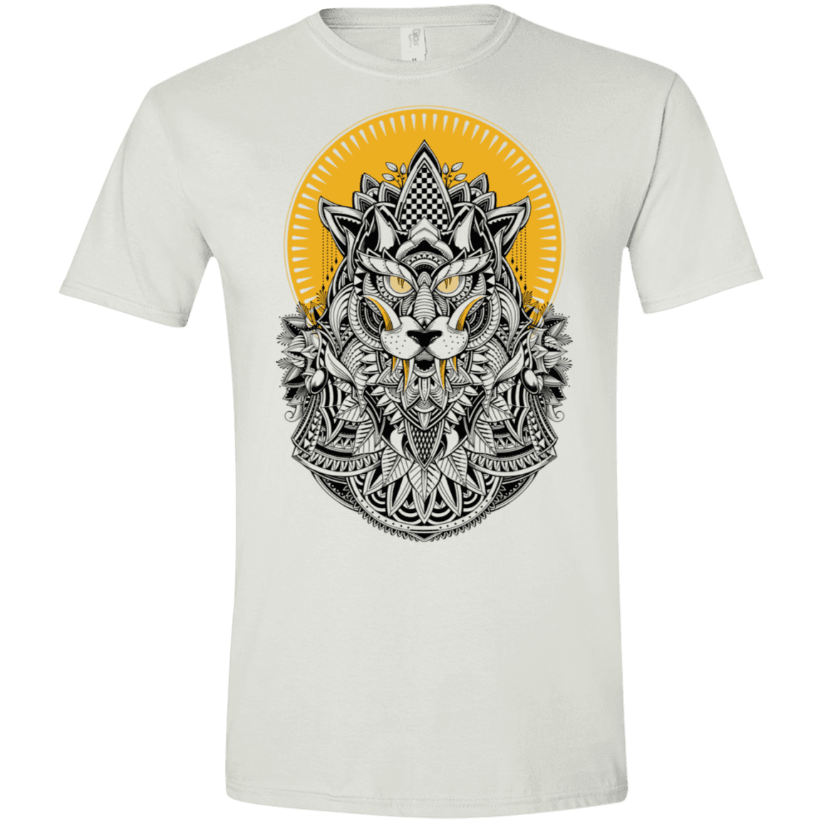 T-Shirts White / X-Small Alpha Wolf Men's Semi-Fitted Softstyle