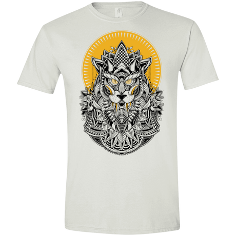 T-Shirts White / X-Small Alpha Wolf Men's Semi-Fitted Softstyle