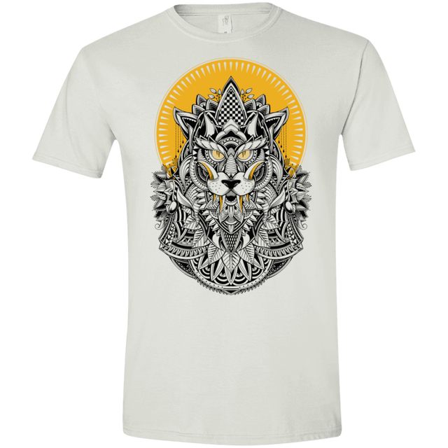 T-Shirts White / X-Small Alpha Wolf Men's Semi-Fitted Softstyle