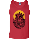 T-Shirts Red / S Alpha Wolf Men's Tank Top