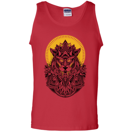 T-Shirts Red / S Alpha Wolf Men's Tank Top