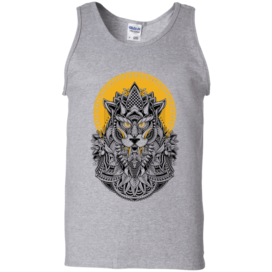 T-Shirts Sport Grey / S Alpha Wolf Men's Tank Top