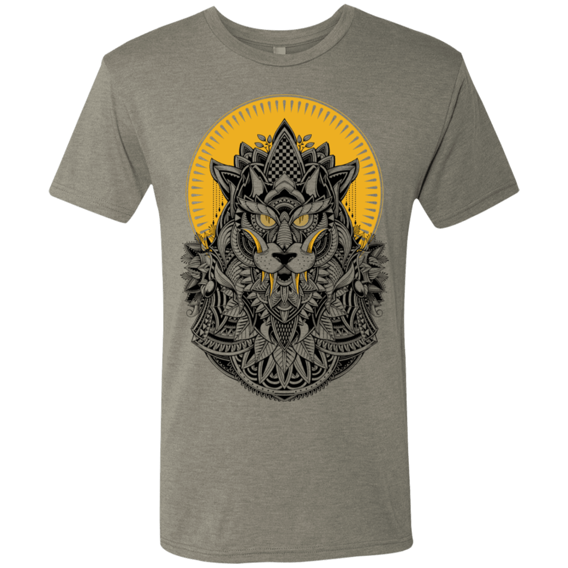 T-Shirts Venetian Grey / S Alpha Wolf Men's Triblend T-Shirt