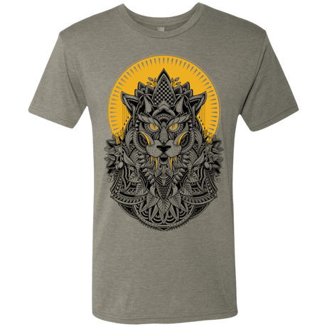 T-Shirts Venetian Grey / S Alpha Wolf Men's Triblend T-Shirt