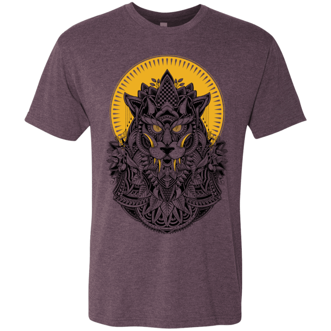 T-Shirts Vintage Purple / S Alpha Wolf Men's Triblend T-Shirt