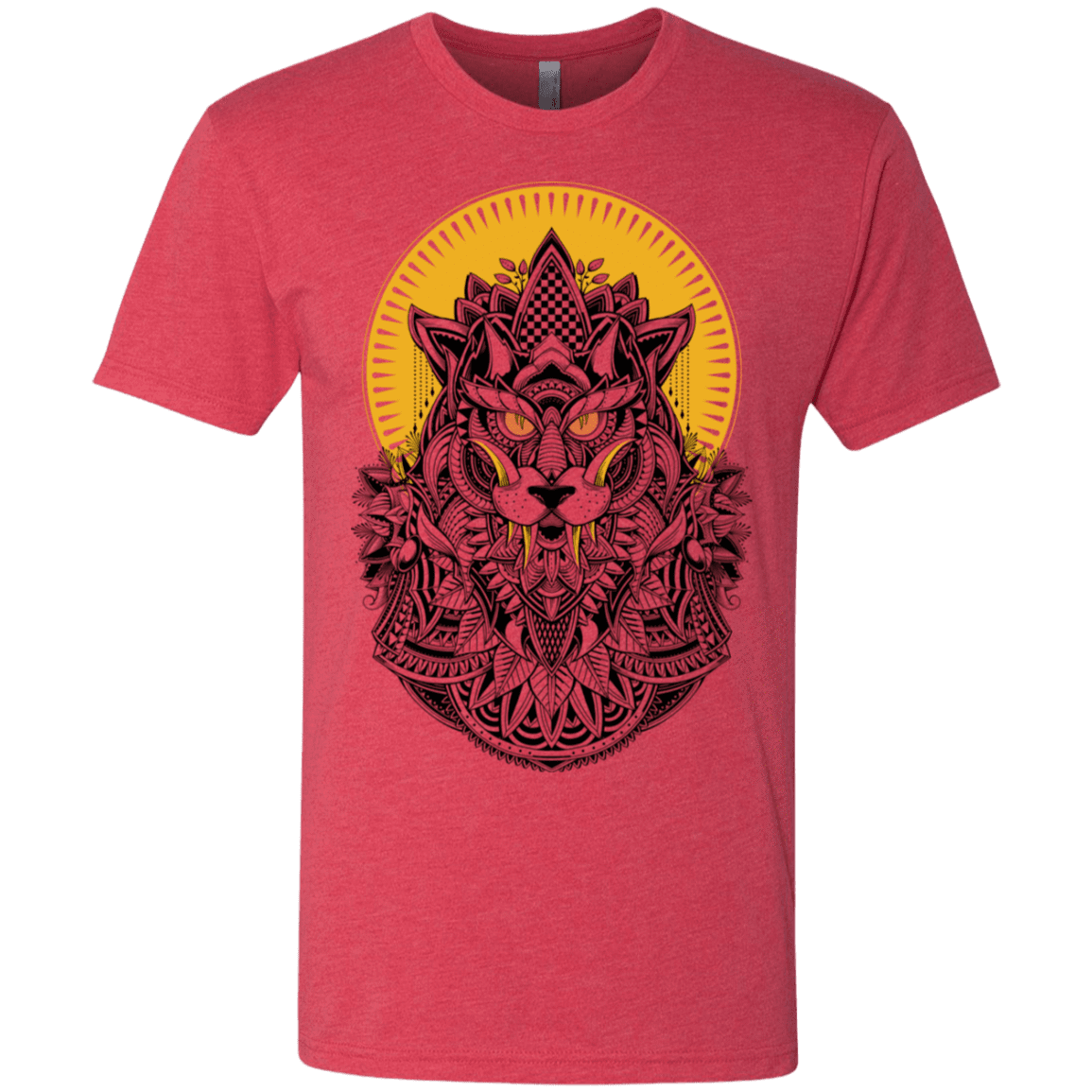 T-Shirts Vintage Red / S Alpha Wolf Men's Triblend T-Shirt
