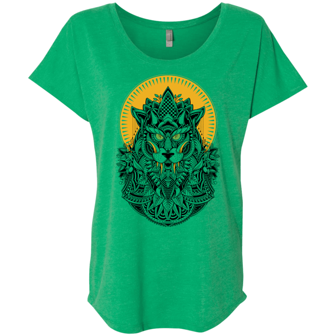 T-Shirts Envy / X-Small Alpha Wolf Triblend Dolman Sleeve