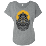 T-Shirts Premium Heather / X-Small Alpha Wolf Triblend Dolman Sleeve