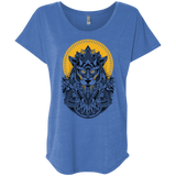 T-Shirts Vintage Royal / X-Small Alpha Wolf Triblend Dolman Sleeve