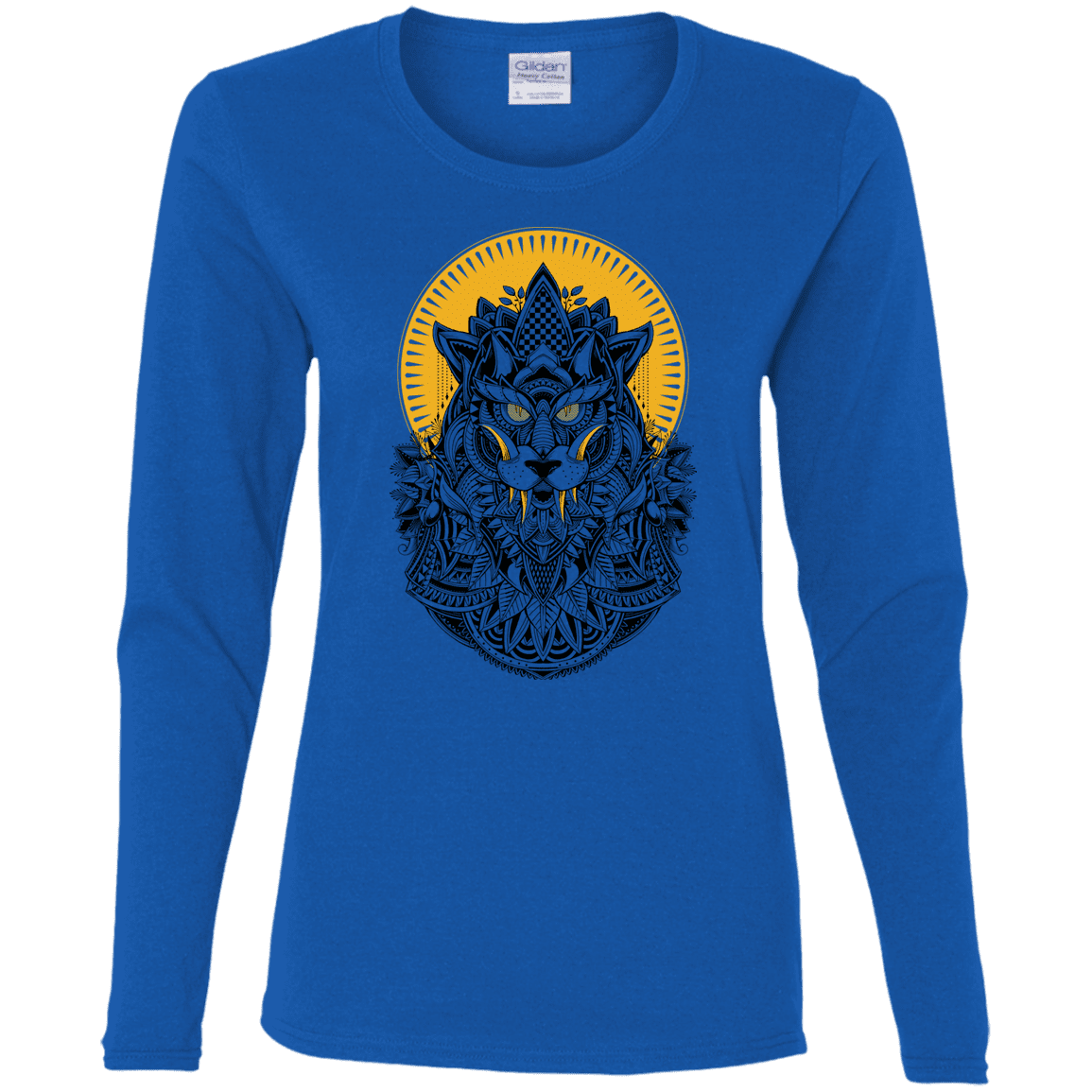 T-Shirts Royal / S Alpha Wolf Women's Long Sleeve T-Shirt