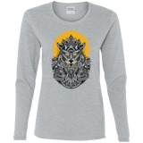 T-Shirts Sport Grey / S Alpha Wolf Women's Long Sleeve T-Shirt