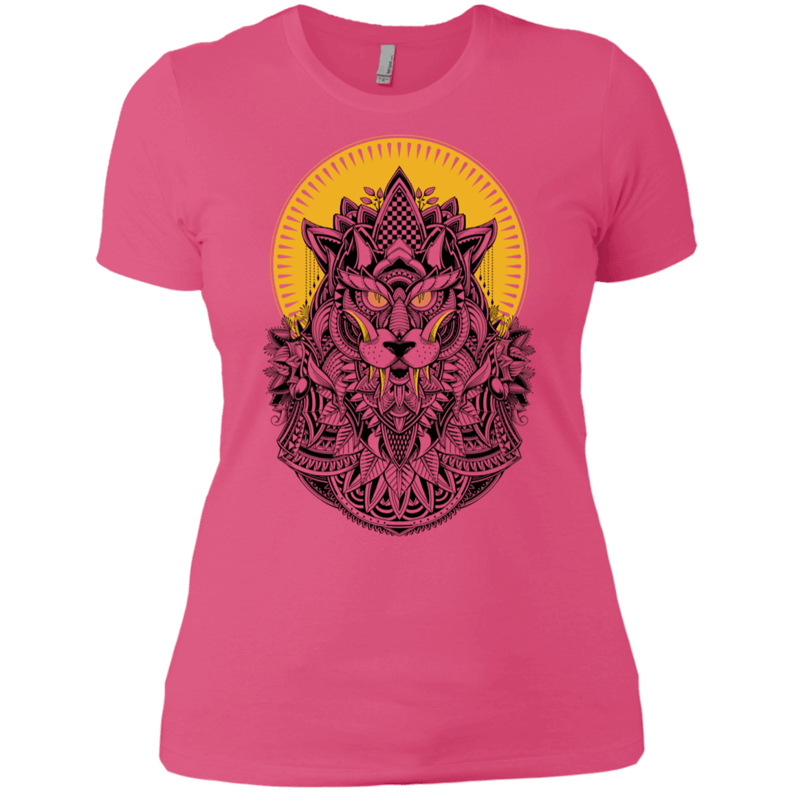 T-Shirts Hot Pink / X-Small Alpha Wolf Women's Premium T-Shirt