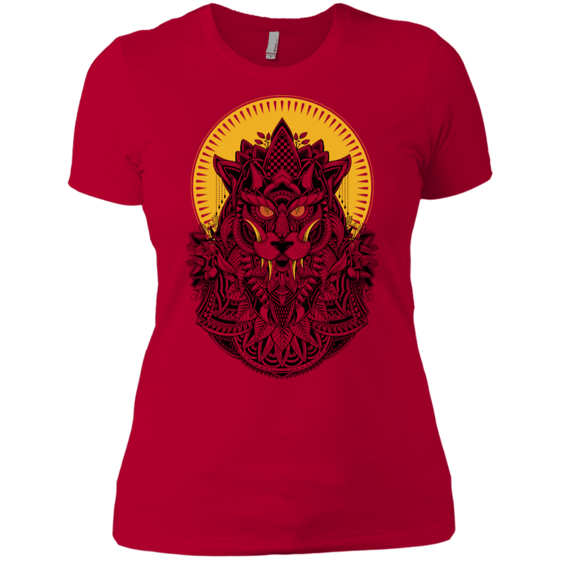 T-Shirts Red / X-Small Alpha Wolf Women's Premium T-Shirt