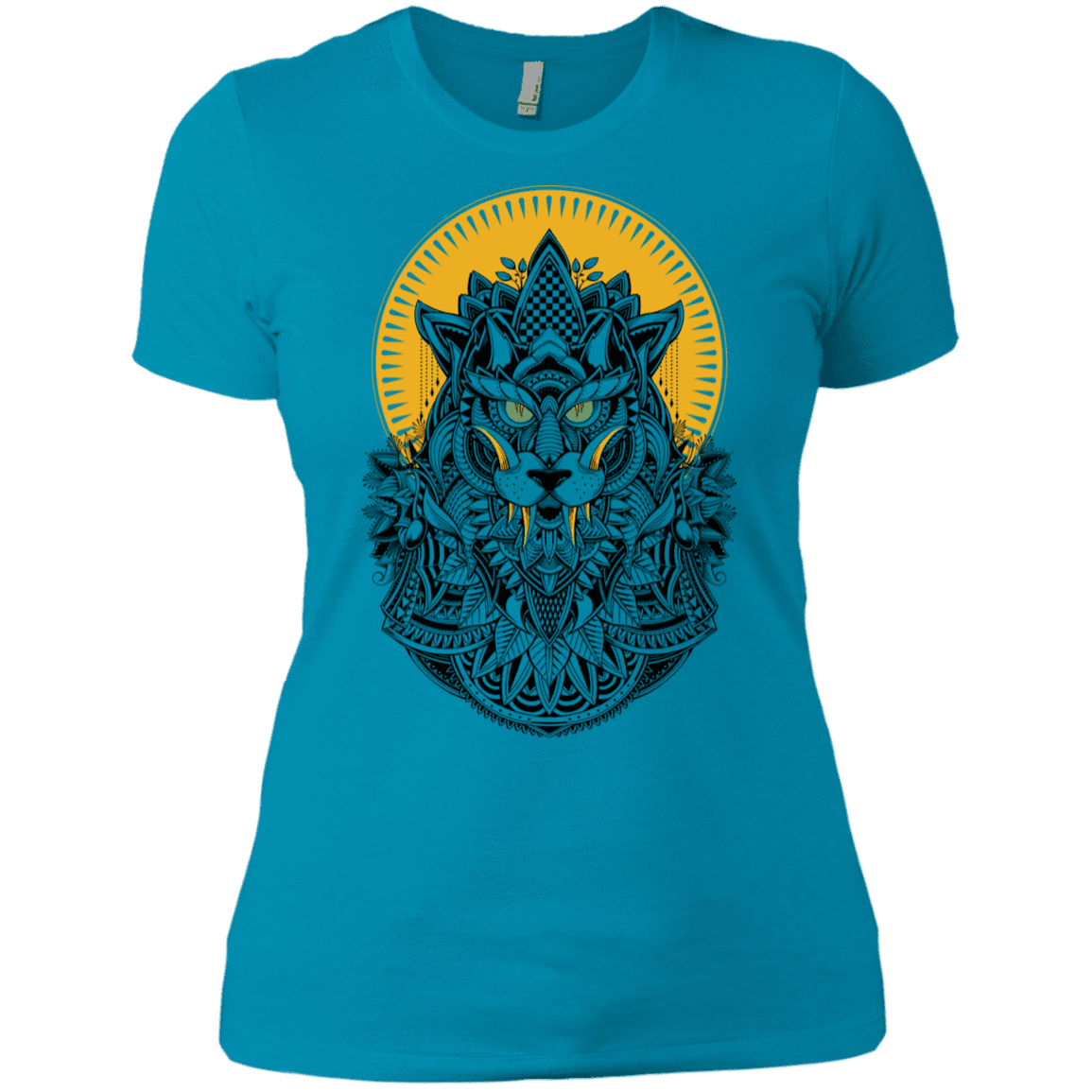 T-Shirts Turquoise / X-Small Alpha Wolf Women's Premium T-Shirt