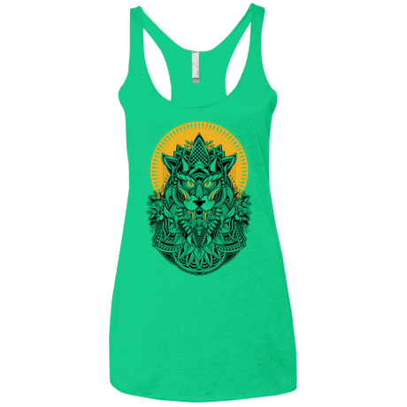 T-Shirts Envy / X-Small Alpha Wolf Women's Triblend Racerback Tank