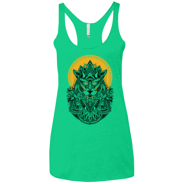 T-Shirts Envy / X-Small Alpha Wolf Women's Triblend Racerback Tank