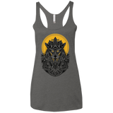 T-Shirts Premium Heather / X-Small Alpha Wolf Women's Triblend Racerback Tank