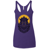 T-Shirts Purple Rush / X-Small Alpha Wolf Women's Triblend Racerback Tank