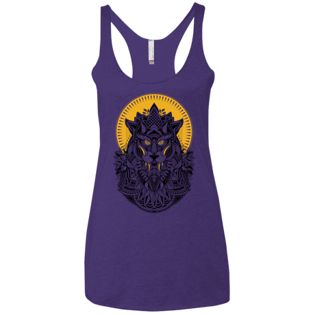 T-Shirts Purple Rush / X-Small Alpha Wolf Women's Triblend Racerback Tank