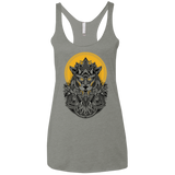 T-Shirts Venetian Grey / X-Small Alpha Wolf Women's Triblend Racerback Tank