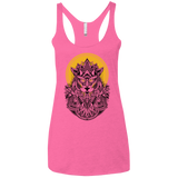 T-Shirts Vintage Pink / X-Small Alpha Wolf Women's Triblend Racerback Tank