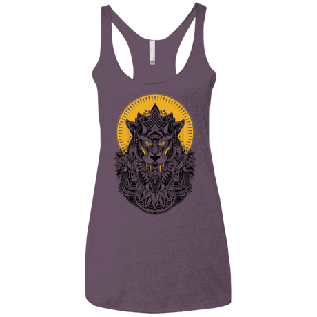 T-Shirts Vintage Purple / X-Small Alpha Wolf Women's Triblend Racerback Tank
