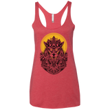 T-Shirts Vintage Red / X-Small Alpha Wolf Women's Triblend Racerback Tank