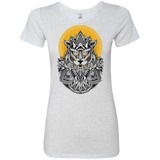 T-Shirts Heather White / S Alpha Wolf Women's Triblend T-Shirt