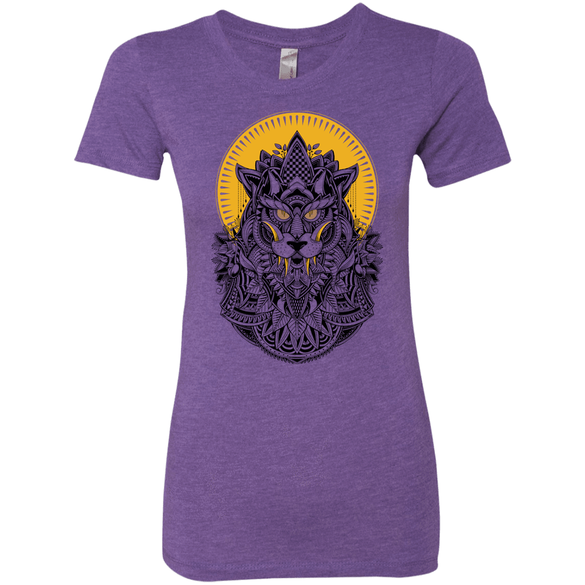 T-Shirts Purple Rush / S Alpha Wolf Women's Triblend T-Shirt