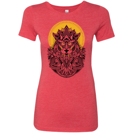 T-Shirts Vintage Red / S Alpha Wolf Women's Triblend T-Shirt