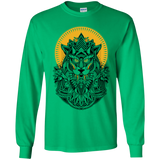 T-Shirts Irish Green / YS Alpha Wolf Youth Long Sleeve T-Shirt