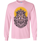 T-Shirts Light Pink / YS Alpha Wolf Youth Long Sleeve T-Shirt