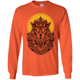 T-Shirts Orange / YS Alpha Wolf Youth Long Sleeve T-Shirt