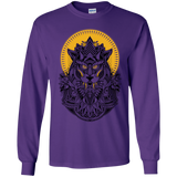 T-Shirts Purple / YS Alpha Wolf Youth Long Sleeve T-Shirt
