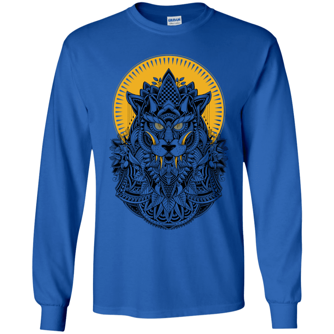 T-Shirts Royal / YS Alpha Wolf Youth Long Sleeve T-Shirt
