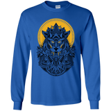 T-Shirts Royal / YS Alpha Wolf Youth Long Sleeve T-Shirt
