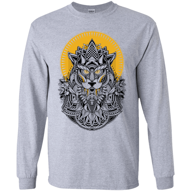 T-Shirts Sport Grey / YS Alpha Wolf Youth Long Sleeve T-Shirt